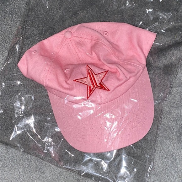 🧢Jeffree Star Cosmetics Pink Star Logo Dad Hat - Picture 4 of 4